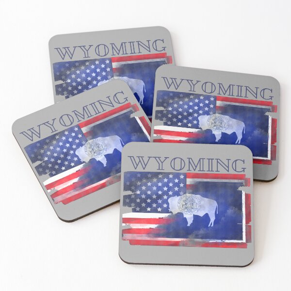 Item preview, Wyoming State Flag designed and sold by Abigail  Anderson.