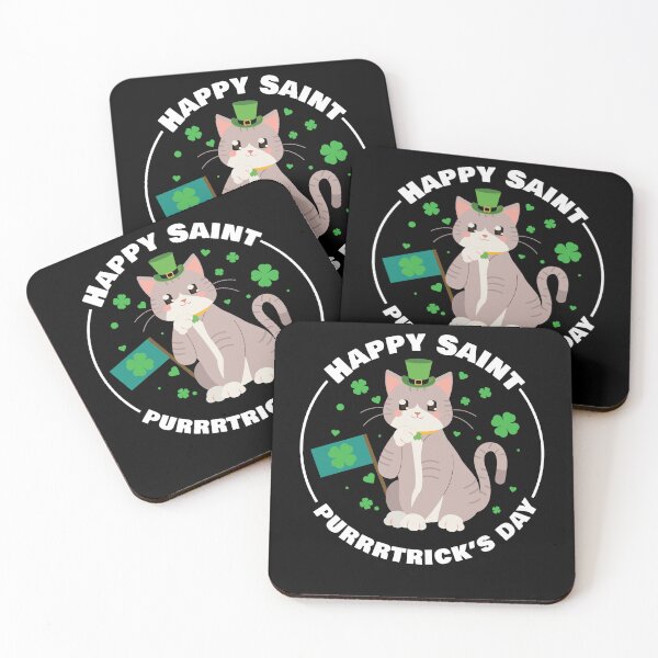 Item preview, Cat Happy St Purrrtricks Day Ireland designed and sold by MooonTees.