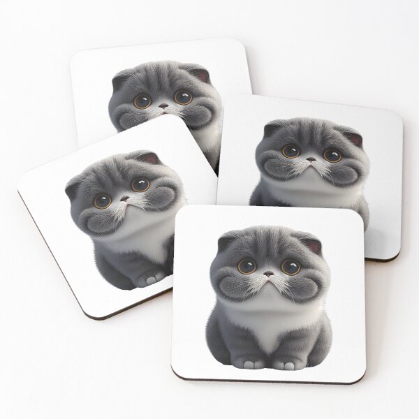 Item preview, Cute Baby Scottish Fold Cat designed and sold by PlanetDino.