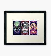 Neuromancer Triptychon Gerahmtes Wandbild