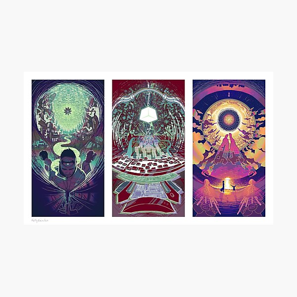 Neuromancer Triptych Photographic Print