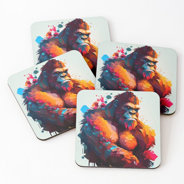 Item preview, Mystery Cool Sasquatch art abstract design designed and sold by WalldeMar.