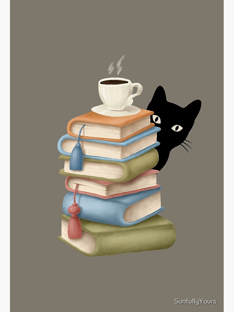 Coffee Books And Cat, Books, Book Lover, Book And Coffee, Reading