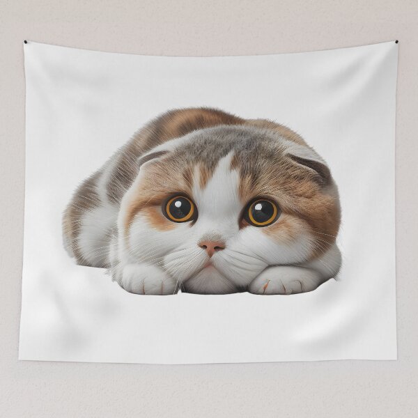 Item preview, Cute Baby Scottish Fold Cat designed and sold by PlanetDino.