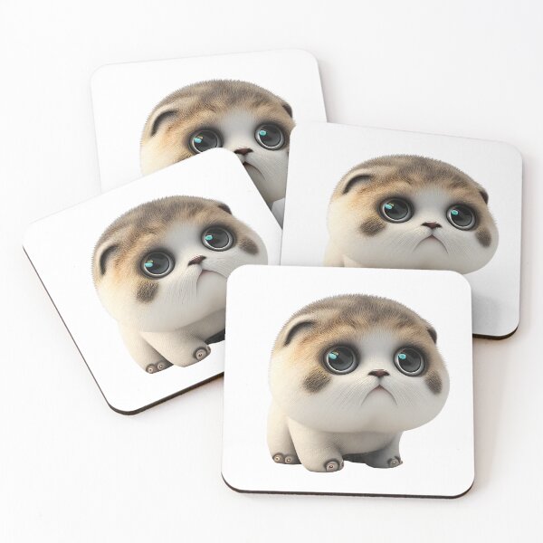 Item preview, Cute Baby Scottish Fold Cat designed and sold by PlanetDino.