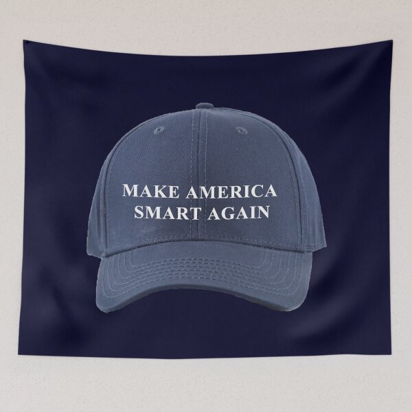 Item preview, MAKE AMERICA SMART AGAIN HAT designed and sold by Thelittlelord.
