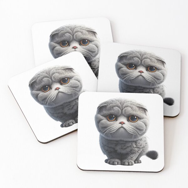 Item preview, Cute Baby Scottish Fold Cat designed and sold by PlanetDino.