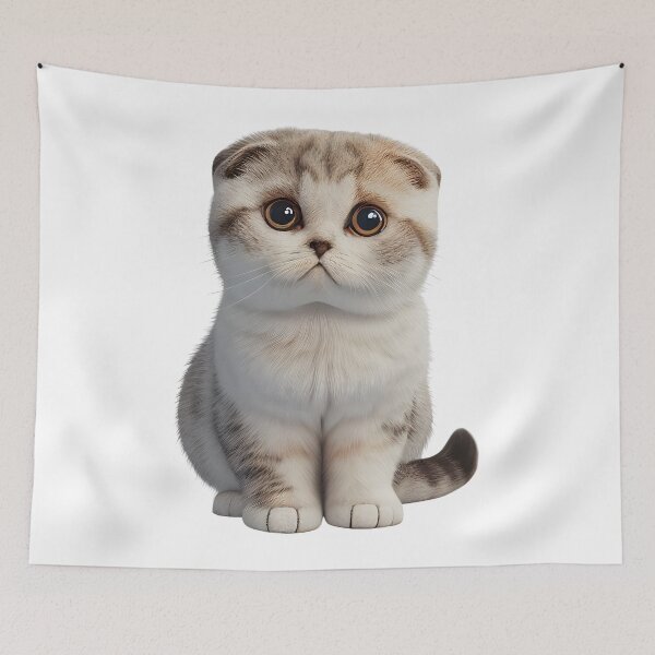 Item preview, Cute Baby Scottish Fold Cat designed and sold by PlanetDino.