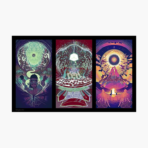 Neuromancer Triptych Photographic Print