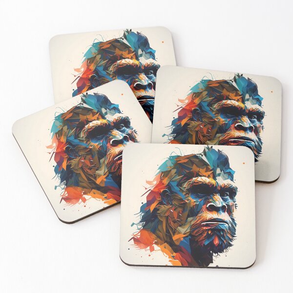 Item preview, Legendary Cool Sasquatch art abstract design designed and sold by WalldeMar.