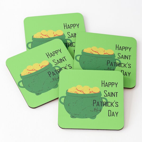 Item preview, Happy Saint Patrick's Day With Pot of Gold  designed and sold by KayLadyBug.