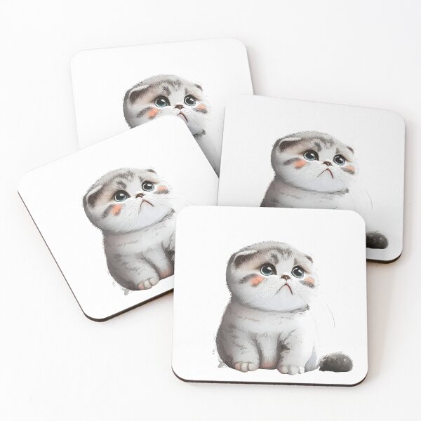 Item preview, Cute Baby Scottish Fold Cat designed and sold by PlanetDino.