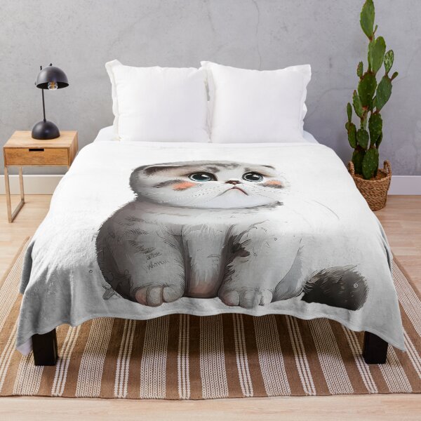 Item preview, Cute Baby Scottish Fold Cat designed and sold by PlanetDino.