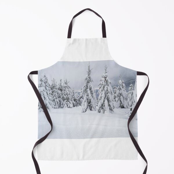 Item preview, Beautiful winter landscape, pine trees in a snow designed and sold by SvarunPogani.