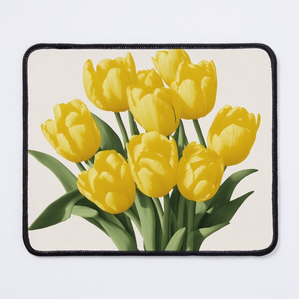 Item preview, Yellow tulips - vintage botanicals designed and sold by Edith Leyster.
