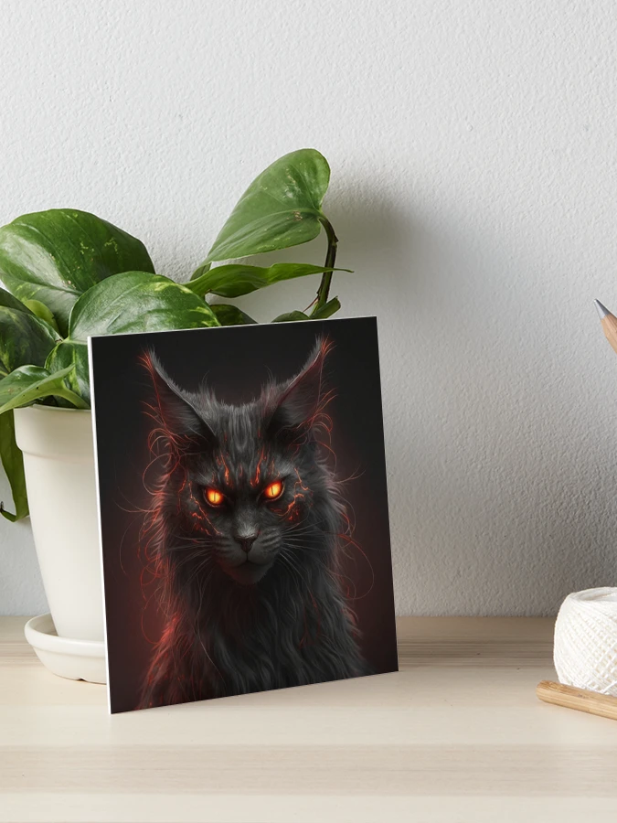 Evil cat | Art Board Print Evil cat | Art Board Print