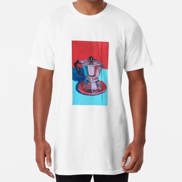 Vintage Moka Pot Long T-Shirt