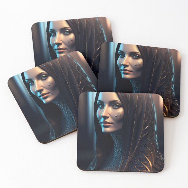 Item preview, Futuristic Mona Lisa designed and sold by robinreva.