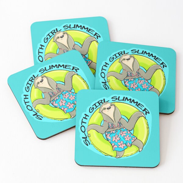 Item preview, Sloth Girl Summer designed and sold by Casey Wilkinson.