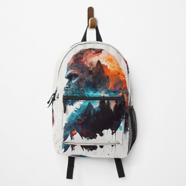 Item preview, Fantasy Cool Sasquatch art abstract design designed and sold by WalldeMar.