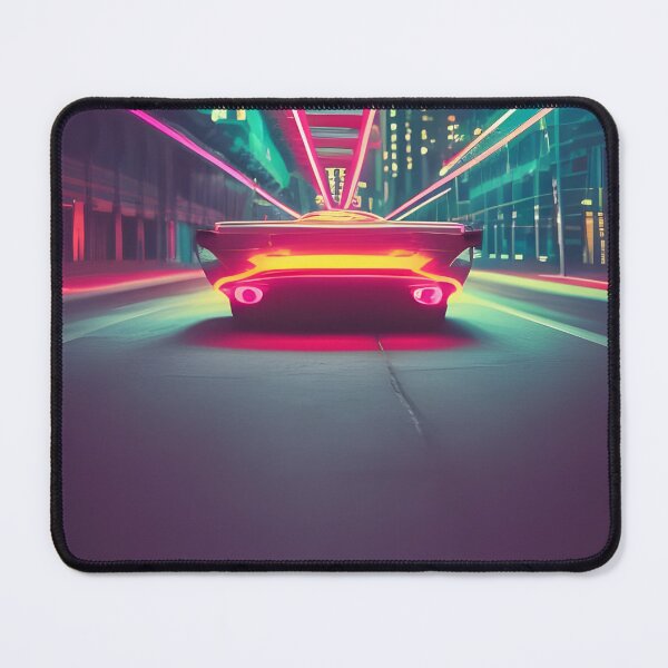 Item preview, Synth Wave City Night Driving Neon Street Lights designed and sold by Ink Art Design.