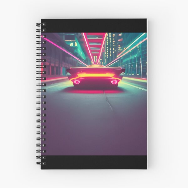 Item preview, Synth Wave City Night Driving Neon Street Lights designed and sold by Ink Art Design.