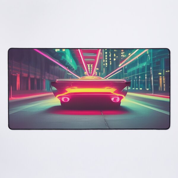 Item preview, Synth Wave City Night Driving Neon Street Lights designed and sold by Ink Art Design.