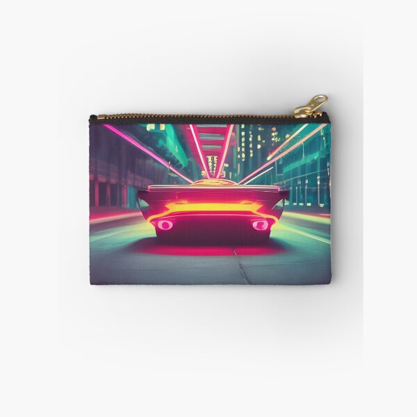 Item preview, Synth Wave City Night Driving Neon Street Lights designed and sold by Ink Art Design.