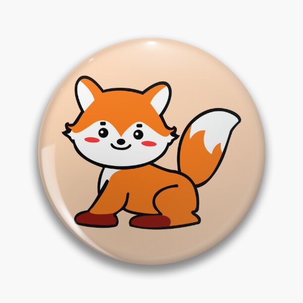 Item preview, Cute Kawaii Cartoon Fox designed and sold by 8thStreetDesign.