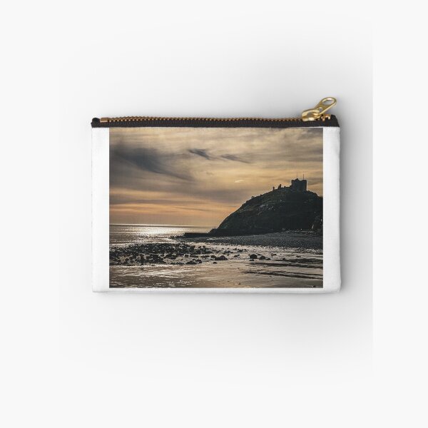 Item preview, Sunset at Criccieth Beach, North Wales designed and sold by WhereTheyWander.