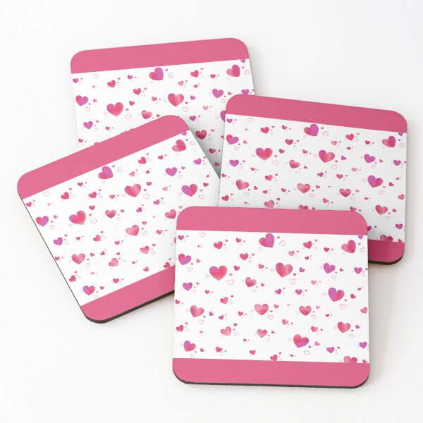 Item preview, Pink Love Hearts designed and sold by Karen Thomson.