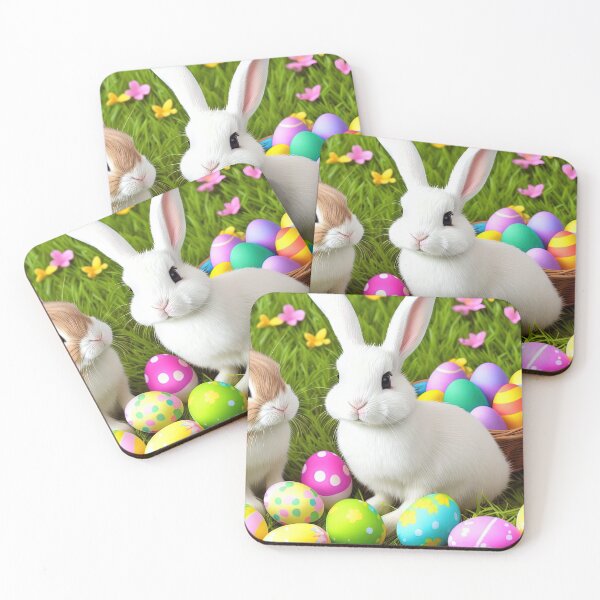 Item preview, Easter Bunnies and Decorated Eggs in the Field designed and sold by FireScreen.