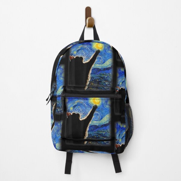 Item preview, Starry Night Cat, Van Gogh Cat designed and sold by ArtMuni99.