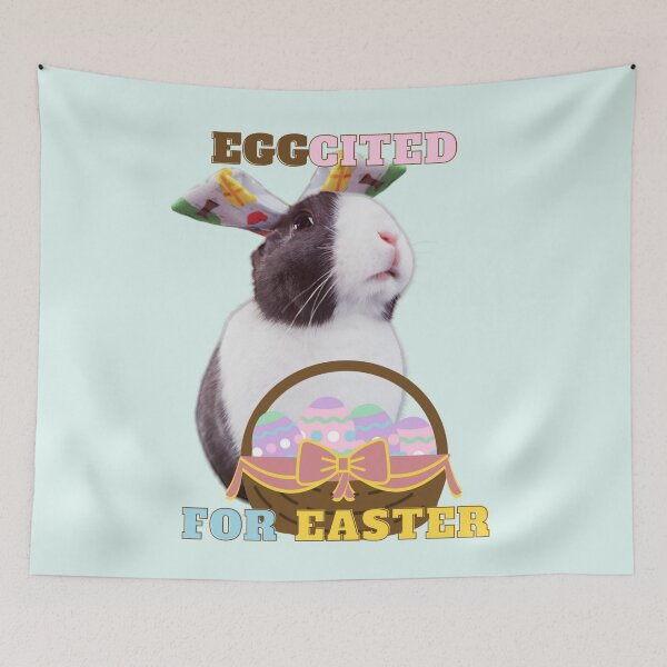Item preview, Easter Bunny - EGGcited for Easter  designed and sold by CuddlyPeas.
