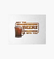 Beer Lovers Gift & Star Wars Fans Art Board