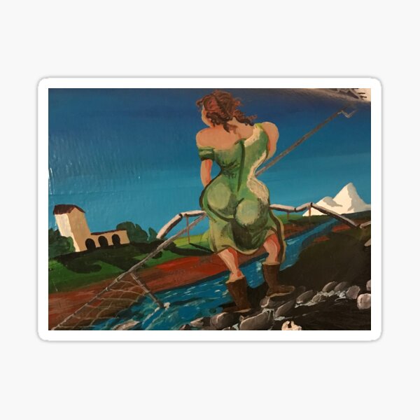 Item preview, Kenai River Meets Salvador Dali designed and sold by H2oColorgirl.