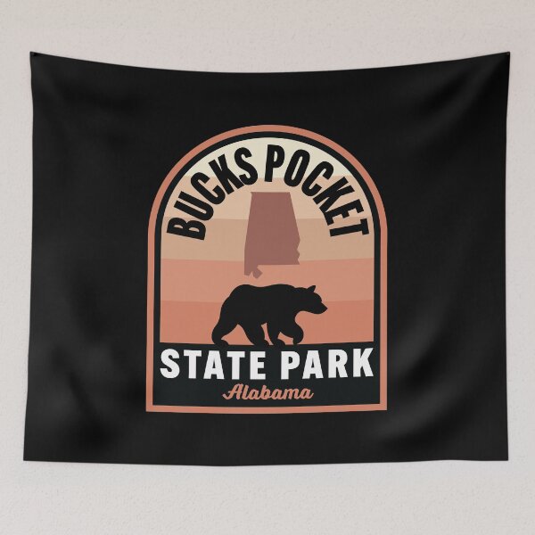 Item preview, Bucks Pocket State Park AL Bear designed and sold by HalpinDesign.