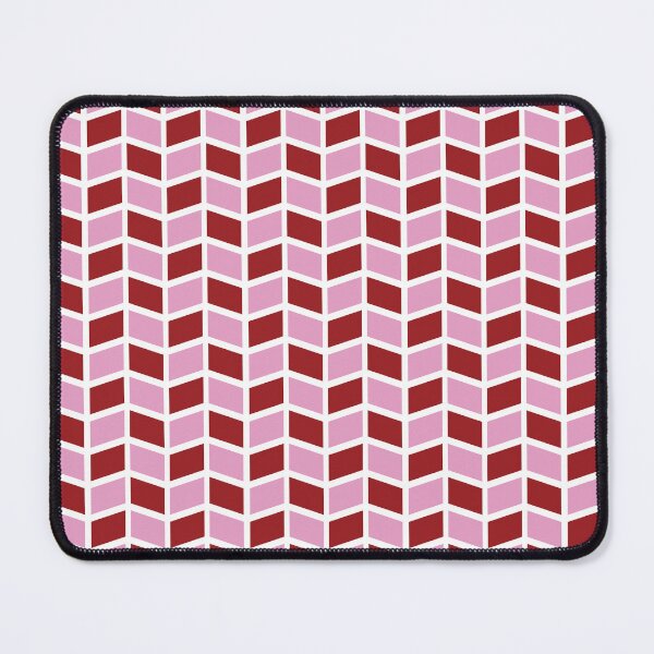 Item preview,  Modern Tiles Illusion Style Pattern, Red Pink Simple designed and sold by Dazzline Designs.