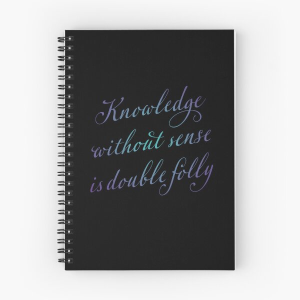 Item preview, Knowledge without sense is double folly. v.1 designed and sold by x1brett.
