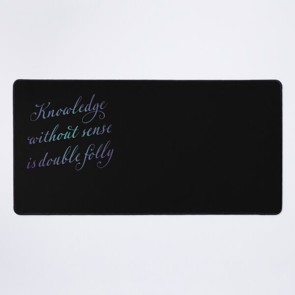 Item preview, Knowledge without sense is double folly. v.1 designed and sold by x1brett.
