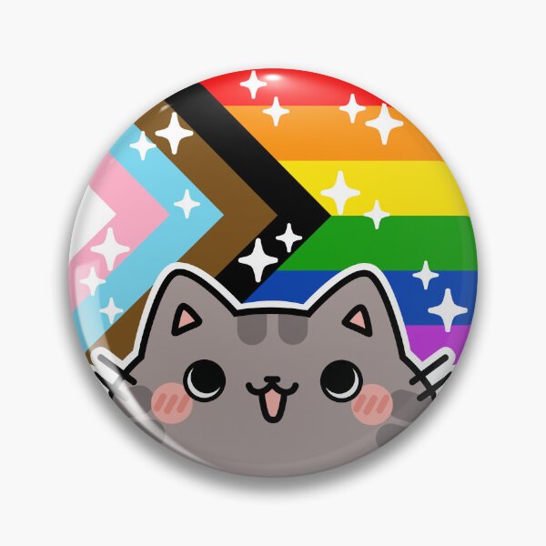 Item preview, Pride Cat: Progress LGBT Flag designed and sold by kaleidoink designs.
