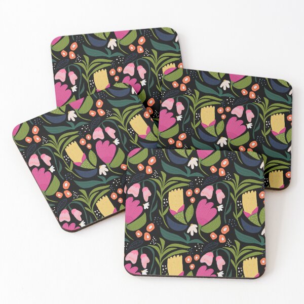 Item preview, Cute Whimsical Flower Pattern designed and sold by Kathy Osborne Studio.