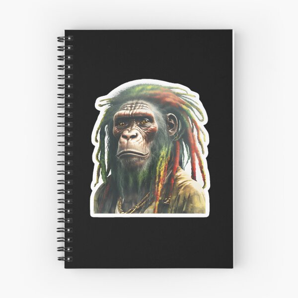 Aperçu de l'œuvre Singe Rastafari créée et vendue par meshhead.