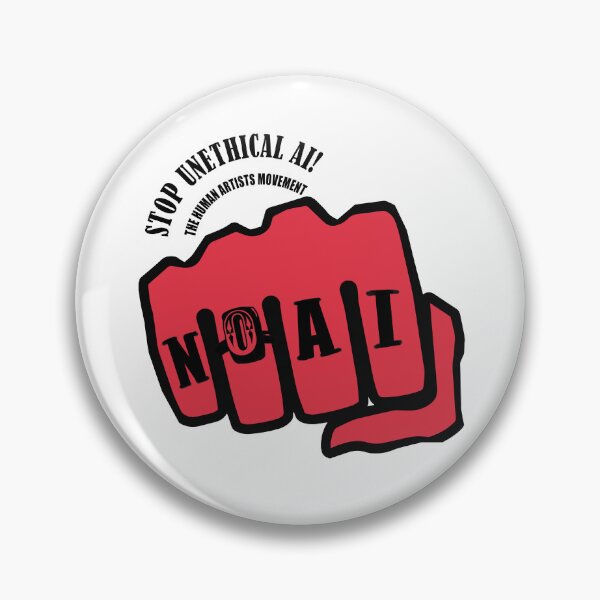 Item preview, Stop Unethical AI  designed and sold by Art-For-Humans.