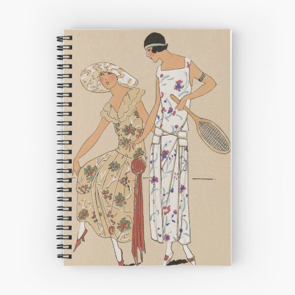 Item preview, Alta resolución | Mujeres Jugando Tenis Vintage Línea Dibujo Acuarela designed and sold by archerfield.