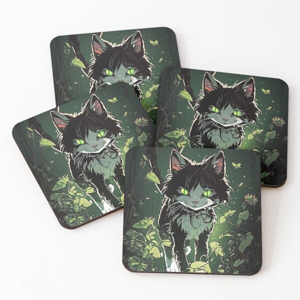 Item preview, Black Cat on the Green Grass designed and sold by FireScreen.
