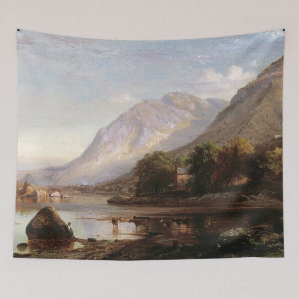 Item preview, Hudson River in Spring | Restored American Oil Painting designed and sold by archerfield.