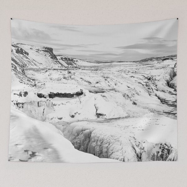 Item preview, Gullfoss, Iceland B&W designed and sold by Kate-P-.