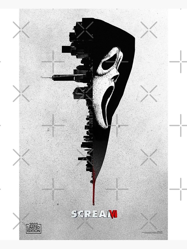  Scream 6, Scream VI 2023 Movie Poster 16x24, Unframed