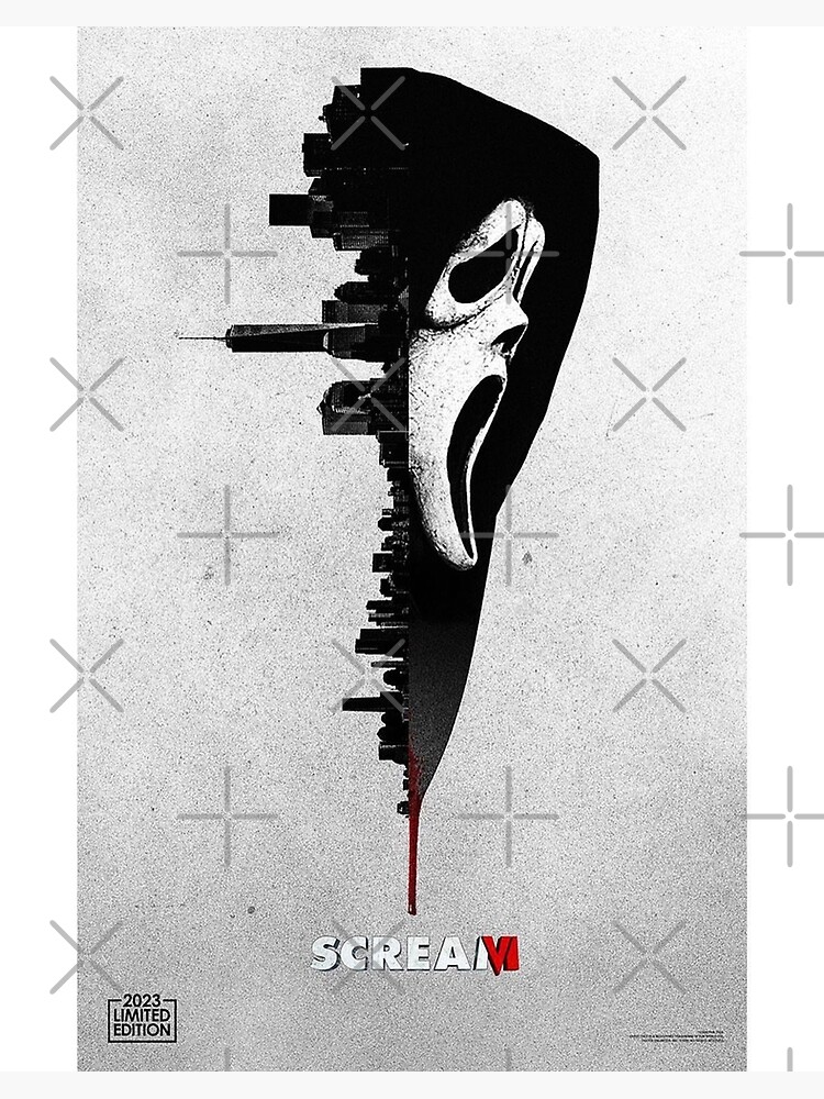 Scream VI Movie - Scream 6 movie 2023 poster Poster for Sale by  davidjones16598